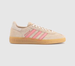 adidas Womens Handball Spezial Crystal Linen Pink Spark Wonder White, 5