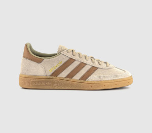 adidas Womens Handball Spezial Trainers Wonder Beige Cardboard Gum In Natural, 12