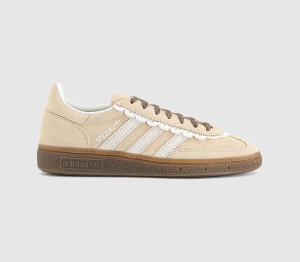 adidas Womens Handball Spezial Trainers Halo Blush Cream White Gum In Natural, 5
