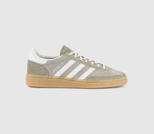 Adidas Womens Handball Spezial Trainers Silver Pebble Orbit Grey Gum Multi, 5