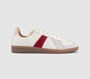 adidas Mens BW Army Trainers Core White Team Victory Red Gum, 8.5