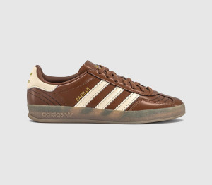 adidas Mens Gazelle Indoor Trainers Preloved Brown Wonder White Gum, 8