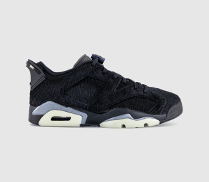 Jordan Kids Air 6 Low Trainers Black Black Black, 4