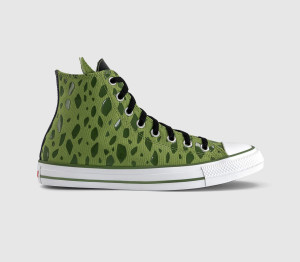 Converse x Dragon Ball Z All Star Hi Trainers Dragonball Z Peridot Garden Green White, 10.5