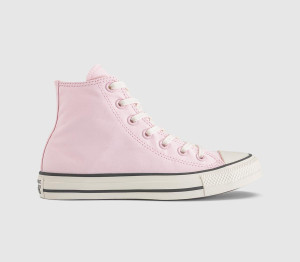 Converse Womens All Star Hi Trainers Decade Pink Egret Black, 5.5