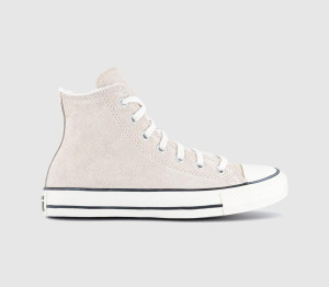 Converse Womens All Star Hi Trainers Light Dune Egret Natural, 7.5