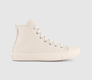 Converse Womens All Star Hi Trainers Light Dune Black Natural, 4.5