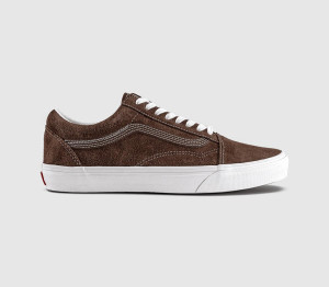 Vans Mens Old Skool Trainers Suede Potting Soil Brown, 7