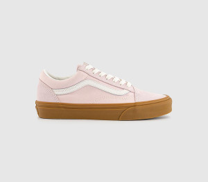 Vans Womens Old Skool Trainers Pink Gum, 4