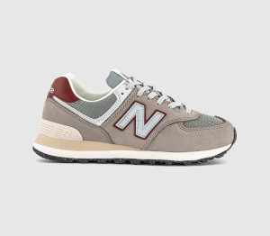 New Balance 574 Trainers Arid Stone Grey, 4