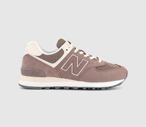 New Balance 574 Trainers Rust Sea Salt Brown, 4