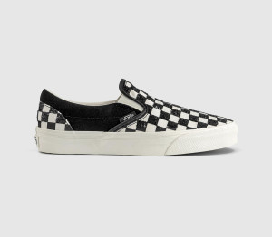 Vans Womens Classic Slip On Trainers Beaded Checkerboard Multi, 4
