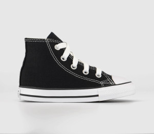 Converse Kids Star High Top Black Canvas Trainers, 3 Infant-10 Youth, 5 Infant, 5infant