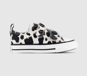 Converse Kids All Star 2VLace Trainers Honey Stick Animal Egretvintage White Natural, 5infant