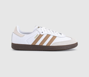 adidas Womens Samba OG Trainers White Cardboard Gum, 7