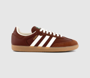adidas Womens Samba OG Trainers Fox Brown Offwhite Gum, 4