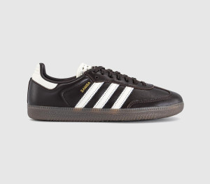 Adidas Womens Samba OG Trainers Aurora Coffee Offwhite Gold Metallic Brown, 3