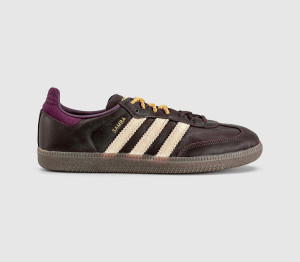 Adidas Womens Samba OG Trainers Brown Warm Vanilla Maroon, 9