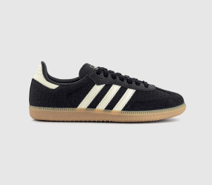 Adidas Womens Samba OG Trainers Black Cream White Magic Beige, 11.5