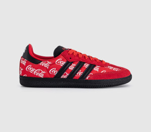 adidas Womens Samba OG Trainers Coca Cola Black White, 4