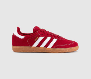 adidas Womens Samba OG Trainers Victory Red White Gum, 4