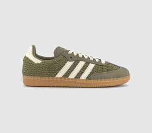 Adidas Womens Samba OG Trainers Orbit Green Cream White Gum, 9.5