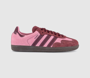 adidas Womens Samba OG Trainers Pink Spark Shadow Red Gum, 5
