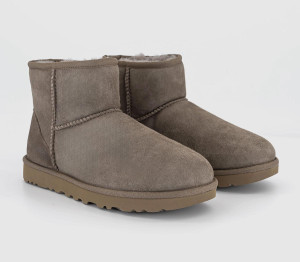 UGG Womens Classic Mini Ii Caribou In Brown, 3