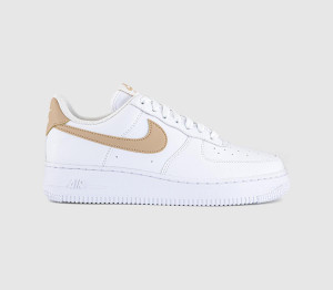 Nike Womens Air Force 1 07 Trainers White Linen, 4.5