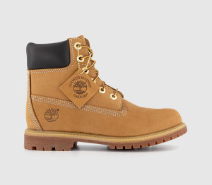 Timberland Womens Premium 6 Boots Nubuck In Brown