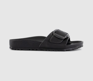 Birkenstock Women's Madrid Big Buckle Sandals Black Eva, 6