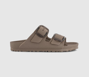 Birkenstock Womens Arizona Big Buckle Sandals Gray Taupe Eva Grey, 3