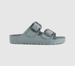 Birkenstock Womens Arizona Big Buckle Sandals Pure Sage Eva Green, 8