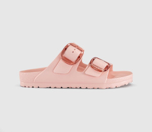 Birkenstock Womens Arizona Big Buckle Sandals Light Rose Pink, 7