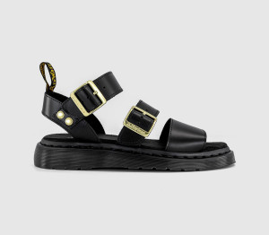 Dr. Martens Womens Gryphon Sandals Black Atlas, 7
