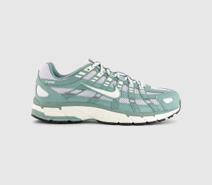 Nike Womens P-6000 Trainers Cannon Soft Pearl Platinum Tint Black White, 4
