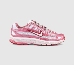 Nike Womens P-6000 Trainers Pink Summit White Silt Red Peony Team Crimson, 7