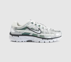Nike Womens P-6000 Trainers White White DK Smoke Grey, 6.5