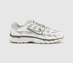 Nike P-6000 Trainers Light Bone Sail Phantom Medium Olive Natural, 11