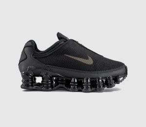Nike Womens Shox TL Trainers Black Black Cave Stone, 3