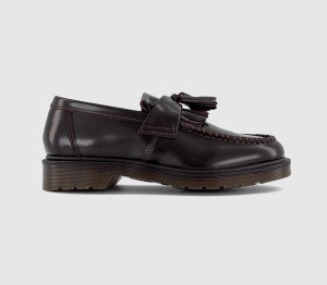 Dr. Martens Womens Adrian Loafers Cherry Red, 3