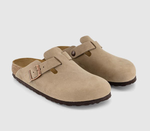 Birkenstock Womens Boston Clogs Tobacco Brown, 6