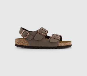 Birkenstock Womens Milano Sandals Mocha In Brown, 6