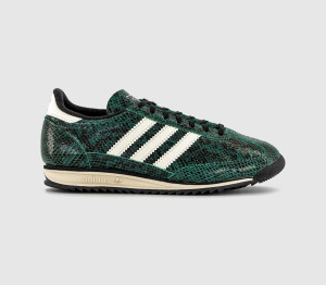 Adidas Womens SL 72 Trainers White Collegiate Green Aurora Ivy, 6
