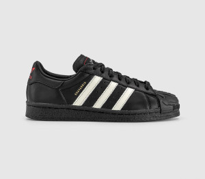 adidas Mens x Willy Chavarria Superstar Trainers Chavarria Core Black Red, 7