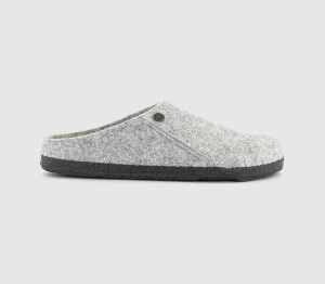 Birkenstock Mens Zermatt Shearling Slippers Light Grey, 7