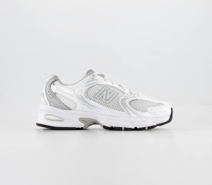 New Balance Womens Mr530 Trainers White Silver, 7