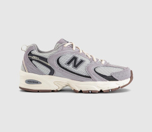 New Balance Womens 530 Trainers Grey Matter Truffle Salt Black Cement, 4.5