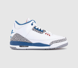 Jordan Womens 3 Gstrainers White Multi Color, 4