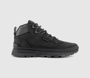 Timberland Mens Field Trekker Mid Men's Boots Jet Black, 8